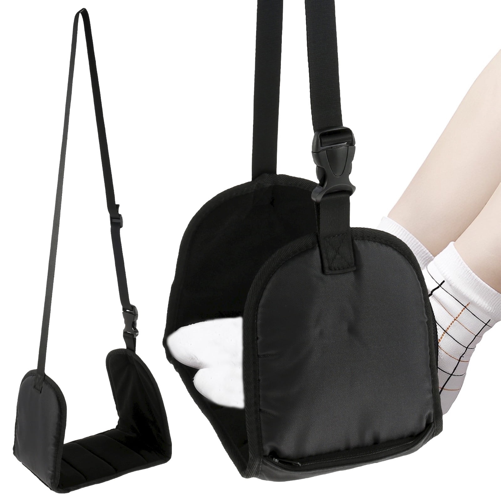 Airplane Footrest Adjustable Hanging Footrest Hammock Plane Leg Rest