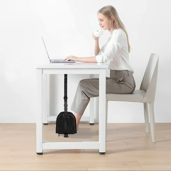 Airplane Footrest Foldable Airplane Foot Hammock with Adjustable Strap Portable Foot Rest Hammock for Long Flight Plane Traveling