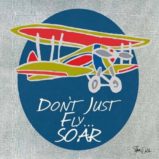 Airplane II Canvas Art - Shanni Welsh (24 x 24)