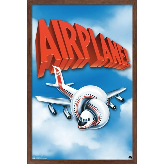 Airplane - Key Art Wall Poster, 22.375" x 34", Framed