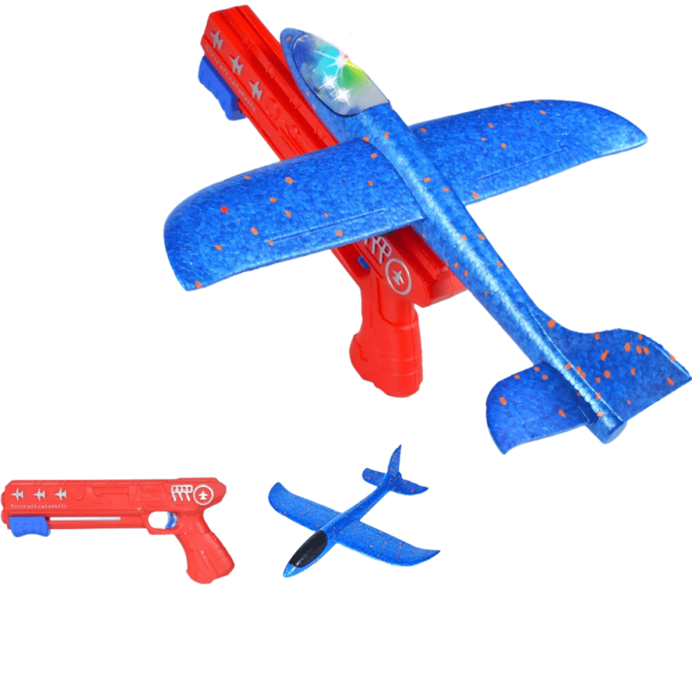 Airplane Launcher Toy,Foam Glider Planes with 2 Flight Modes and Lamp