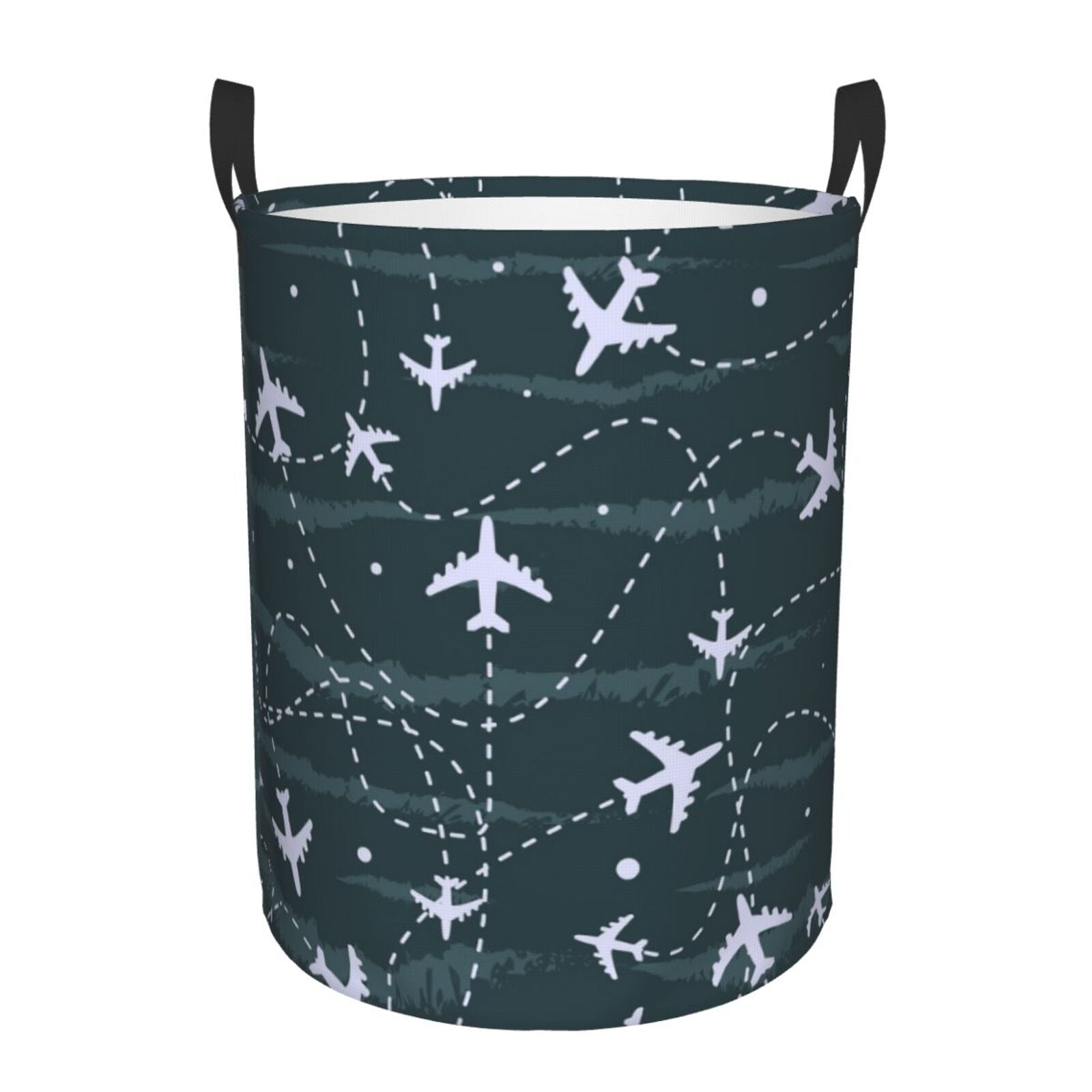 Airplane Laundry Basket Freestanding Large Waterproof Laundry Hamper Laundry Bag with Handle