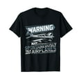 thumbnail image 1 of Airplane Lover Men Boys Kids Aviation Pilot T-Shirt, 1 of 5