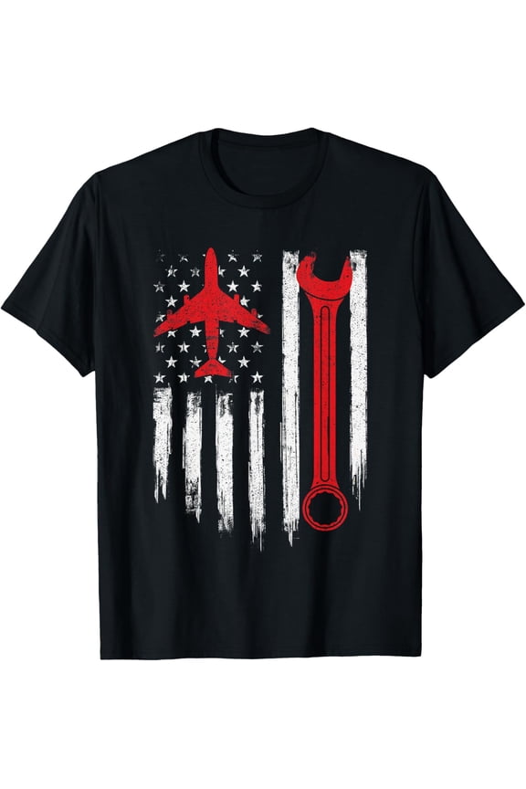 Airplane Mechanic Tools - Aviation Technician Plane Lover T-Shirt