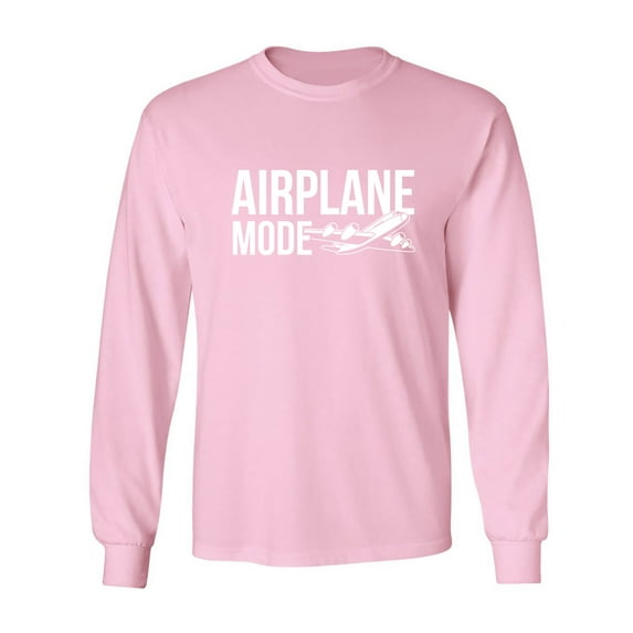 Airplane Mode Adult Long Sleeve T-shirt