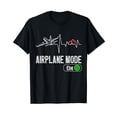 thumbnail image 1 of Airplane Mode On Heartbeat for Airplane Airline Pilot T-Shirt, 1 of 5