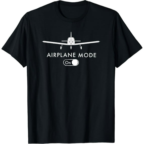Airplane Mode On Piper T-Shirt mens t shirt,black,women,funny,misfits,men,journey