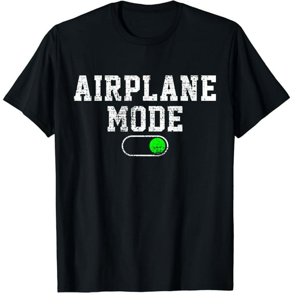 Airplane Mode On Vacation Summer Piolot Aviator Vintage Gift T-Shirt
