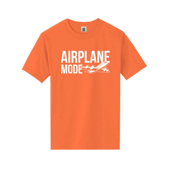 Airplane Mode Short Sleeve Neon T-Shirt