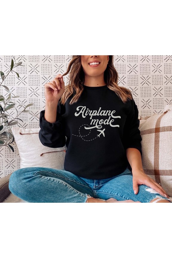 Airplane Mode T-Shirt, Flight T-Shirt, Gift for Traveler, Vacation Mode Shirt, Pilot T-Shi