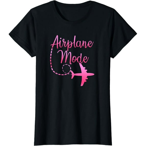 Airplane Mode Traveling Vacation For Girls & Womens T-Shirt