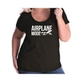 thumbnail image 1 of Airplane Mode Womens Plus Size Scoopneck Tee, 1 of 1