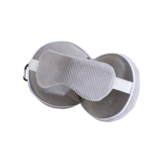 Airplane Neck Pillow for Long Flight with Memory Foam U-Shaped Support and Travel Eye Mask for Sleeping Airplane, Office Nap, Car & Home Use