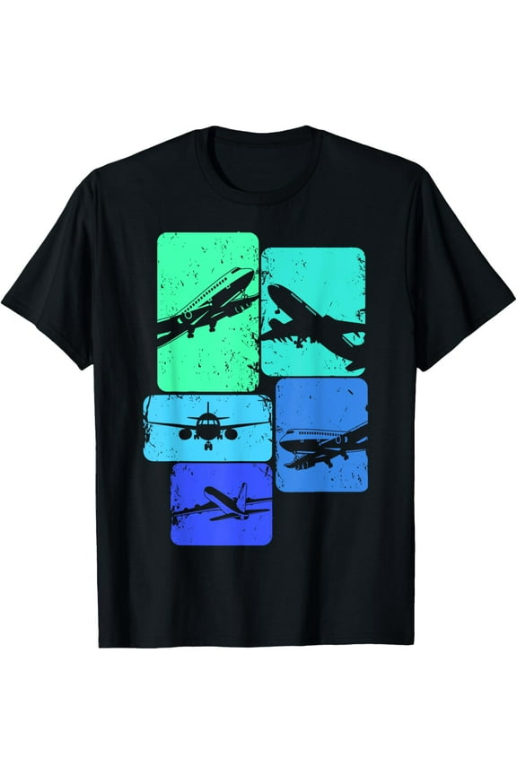 Airplane Pilot Men Toddler Boys Kids T-Shirt