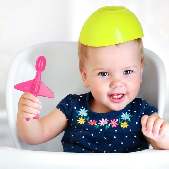 Airplane Spoon for Kids Childrens Dining Utensil Unique Shaped Cutlery Kitchen Tableware