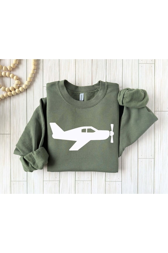 Airplane Sweatshirt – Pilot, Aviation Lover Pullover, Cozy Aviation Apparel, Unique Pilot Sweater Sweatshirt All Size S-5XL