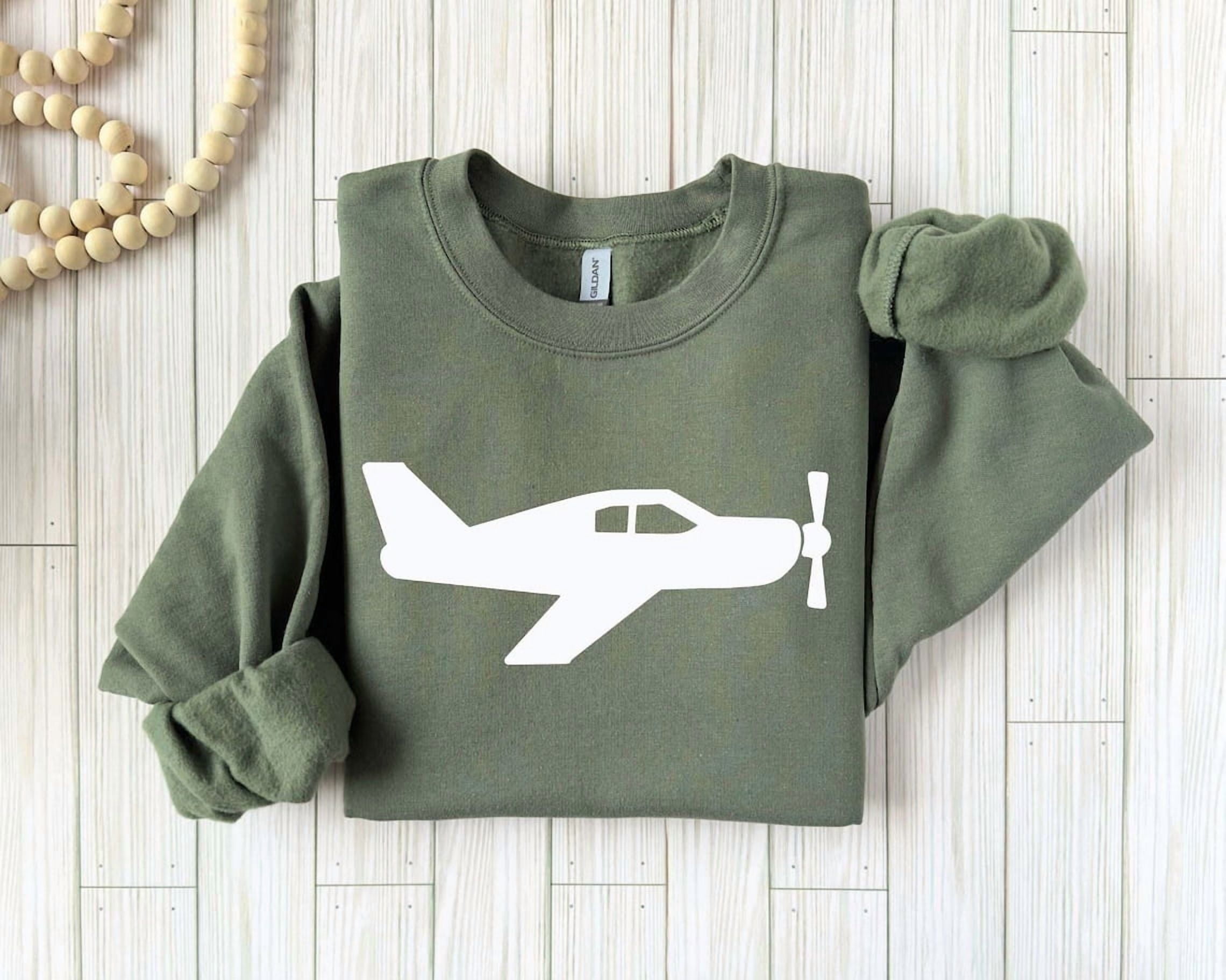 Airplane Sweatshirt – Pilot, Aviation Lover Pullover, Cozy Aviation ...