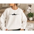 thumbnail image 1 of Airplane Sweatshirt, Travel Shirt, Gift for Traveler, Adventurer Gift, Airplane Shirt, Vacation Sweatshirt, Pilot Sweatshirt, 1 of 4
