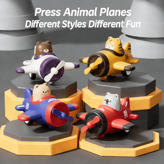 Airplane Toy , Birthday Gifts, Blue, 4.7 inch