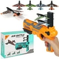 thumbnail image 1 of Airplane Toy Plane Ejection Glider Launcher For Kids Outdoors - Blue, 1 of 3