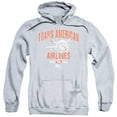 thumbnail image 1 of Airplane Trans American Adult Pullover Hoodie Sweatshirt Athletic Heather, 1 of 1
