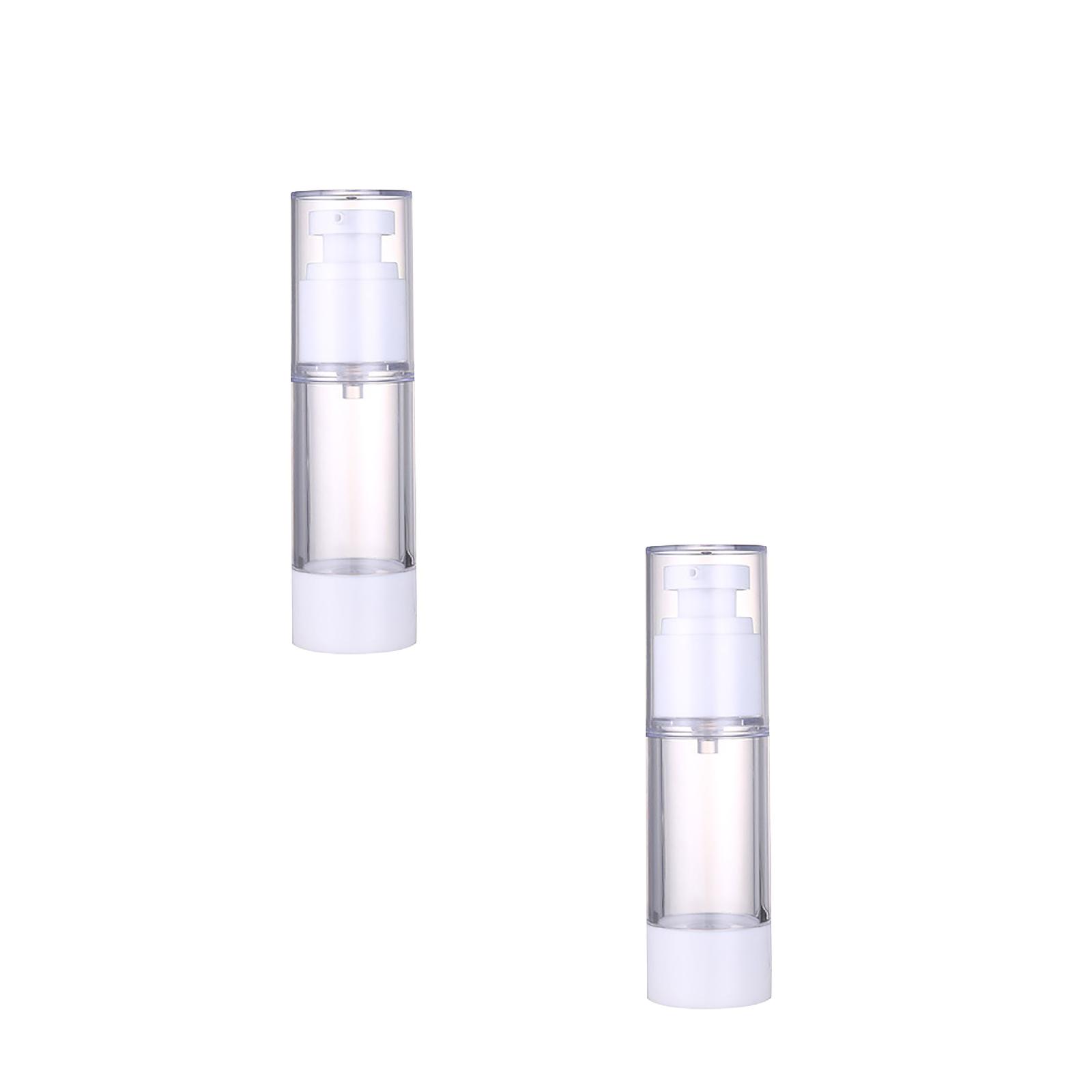 Airplane Travel Essentials, Airless Pump Press Bottle Empty Plastic