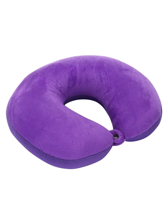 Airplane Travel Neck Pillow,Neck Support Pillow for Neck Sleeping,Neck Travel Pillow,Airplane Neck Pillow,Airplane Pillow,Flight Pillow for Sleeping,Neck Pillow for Sleeping,Purple,1PC,10.6"x9.4"