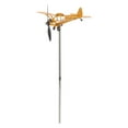 thumbnail image 1 of Airplane Weather Vane For Yard Garden,Wind Spinners Stake Windmills Yard Ornaments Wind Mills Metal Wind Sculptures & Spinners Yard Decor, 1 of 8