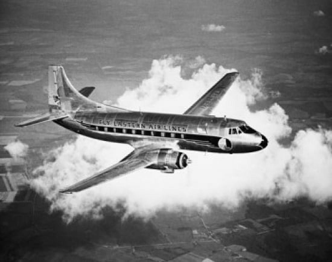 Airplane flying in the sky Canvas Art - (24 x 36)