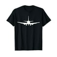 thumbnail image 1 of Airplane jet T-Shirt Black Tee, 1 of 5