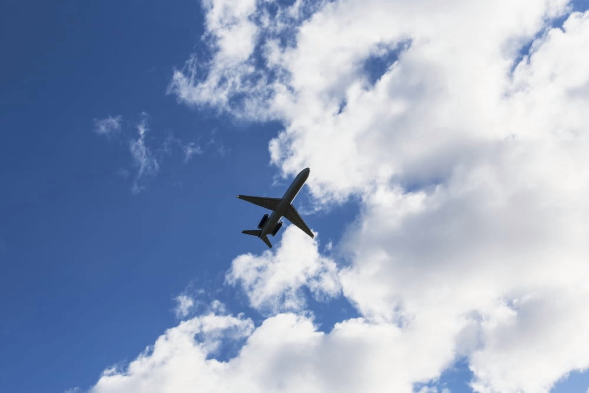 Airplane leaving Anchorage airport Anchorage Alaska United States of America Canvas Art - LJM Photo Design Pics (19 x 12)