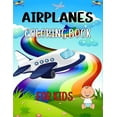 thumbnail image 1 of Airplanes Coloring Book for Kids: Awesome Coloring Pages for Toddlers and Kids Who Love Airplanes!, (Paperback), 1 of 1