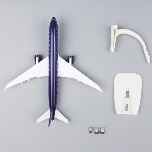 Airplanes Model Toy 20CM Asserbaijan B787 Aircraft Alloy Passenger Simulation Replica Plane Model Metal Airplane Model