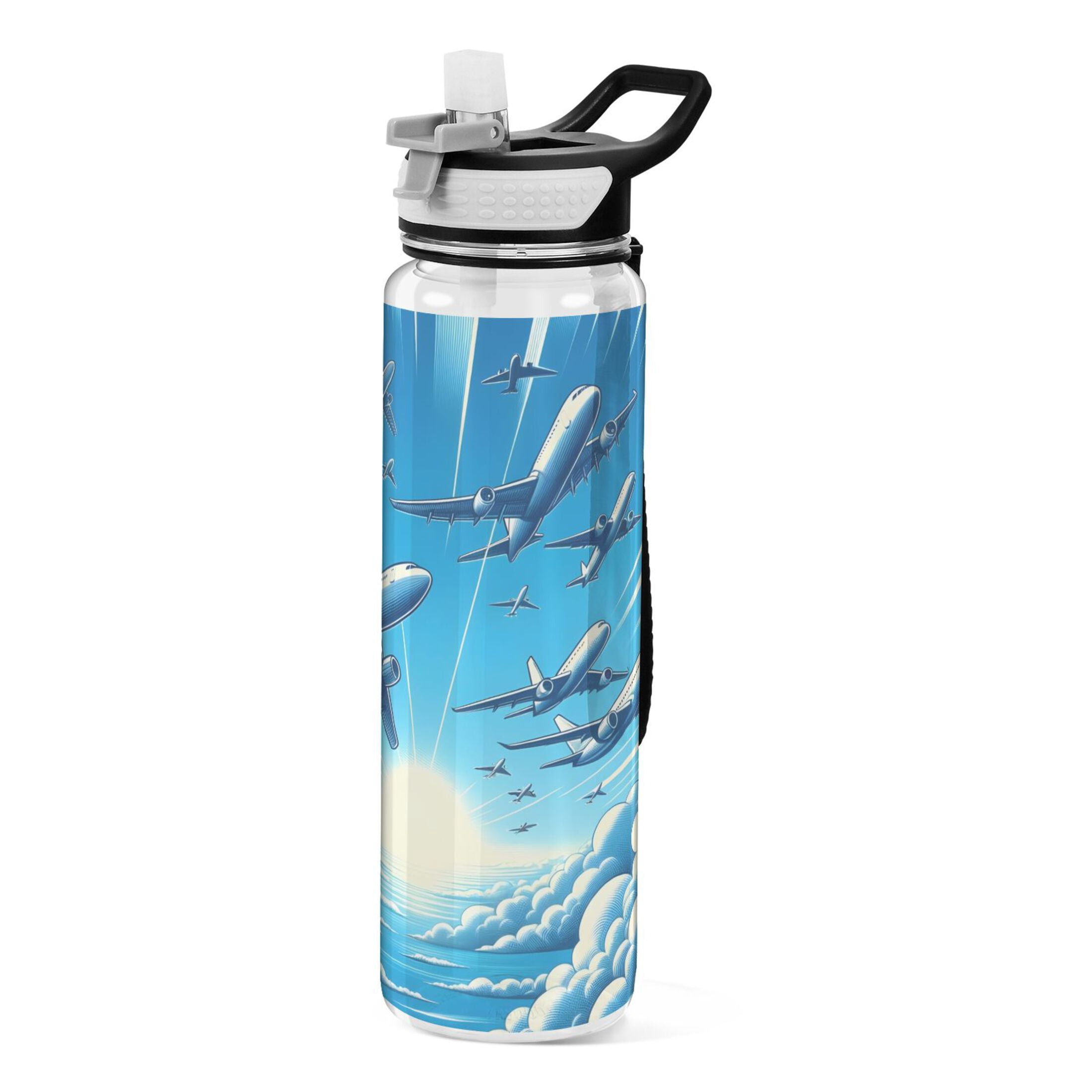 Gourde Inoxydable Portable – Pour Vélo/sport, BPA Free, Avec Cordon