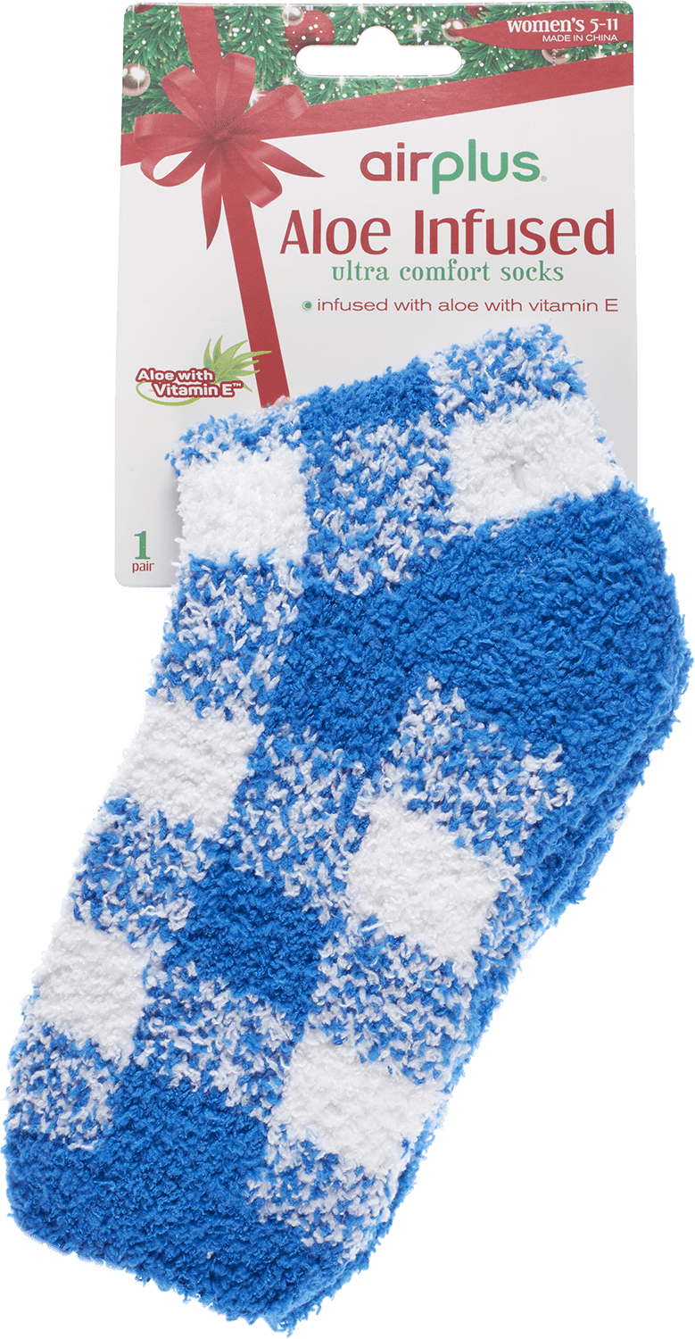 Airplus Chaussettes Aloe Spa Socks Bleu Glacier 39-42 1 Paire