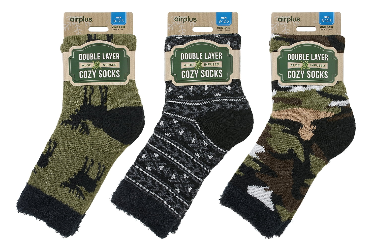 Cozy Crew Length Socks (Pack of 3) - Quint Edition Buy Online at
