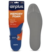 Airplus Memory Foam Comfort Insoles for mens shoes 7-13