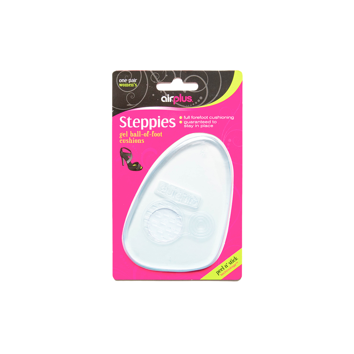 Airplus Women's Steppies Cushioned Gel Inserts, Insoles For Ball-Of-Foot - image 1 of 5