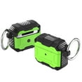 thumbnail image 1 of Airpods 2nd 1st Gen Case for Men Women, Heavy Duty Protective Case with Keychain Portable Dustproof Anti-Scratch Rugged Bumper Durable Case Cover for Apple Apple Airpods 2 1, Green, 1 of 7