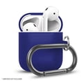 thumbnail image 1 of Airpods Case, Protective Silicone Case AirPods Cover with Anti-Lost Carabiner [Compatible with AirPods 2 & 1][AirPods 1 Fitting Tested][Extra Protection] Charging Accessories (Denim Blue), 1 of 1