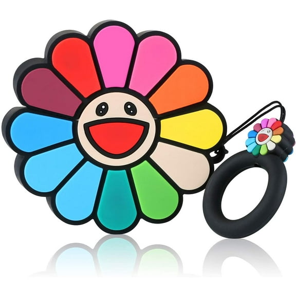 for Airpods Pro 2019/Pro 2 Gen 2022 Case Cute 3D Cartoon Character Soft Silicone Air pods Pro Fashion Funny Cover, Kawaii Fun Keychain Design Girls Boys, Cases for Airpod Pro Color Flower