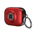 thumbnail image 1 of for Airpods Pro (2019) Protective Case Automatic Pop-up with Safety Locking Clip, Full Body Shockproof Hard Case with Keychain for Airpods Pro (2019), Red, 1 of 8