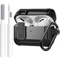 thumbnail image 1 of Airpods Pro 2nd/1st Generation Case Men Lock with Cleaning Kit, OTOPO Protective Cover for Airpod Pro 2 Gen Case Women, Shockproof Rugged Shell for Air Pods Pro Case 2022/2019 Black, 1 of 7