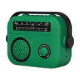 thumbnail image 1 of for Airpods Pro 2nd Generation 2022 Case Cover with Swivelling Handle, Cute Radio Design with Locking Cap Silicone Rubber Shockproof Protective Cover for Airpods Pro Gen, Green, 1 of 7