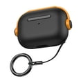 thumbnail image 1 of for Airpods Pro 2nd Generation Case Earphone Protective Case Pro 1st Cover with Secure Lock Compatible with for Apple Airpods 3 2022 (Black and Orange,For Airpods Pro), 1 of 7