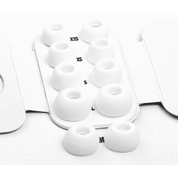 Airpods Pro 3 Ear Tips Earbud Replacements (2025) [5 pairs] Sizes (xxs/xs/s/m/l)