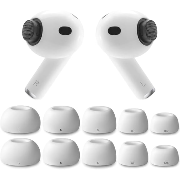 Airpods Pro 3 Earbud Tip Replacements [5 pairs] Sizes (xxs/xs/s/m/l)