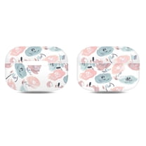 Airpods Pro Case, Airpods 3 Case, Allytech Flower Printed Anti-scratch Wireless Charging Support Drop Protection Portable Case Cover for Apple New Airpods Pro, Lotus