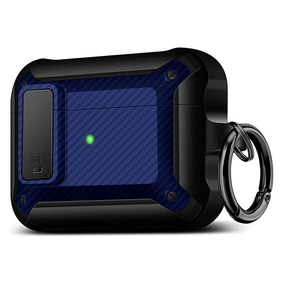 Airpods Pro Case Cover for AirPod Pro,Military Armor Series Full-Body Air Pod Pro Case,Secure Lock Protective Case for Apple AirPod,Wireless AirPod Pro Cases for Men Women