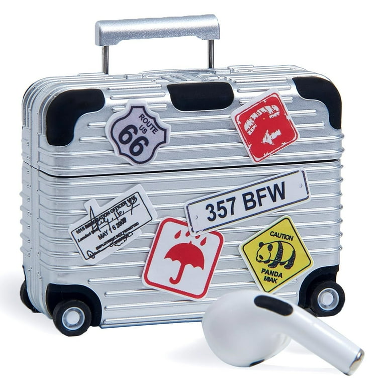 Airpods Pro Case Cover,Luggage Design Protective Cover Case for
